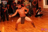 Dancer performs during the grand opening of Loading Zone